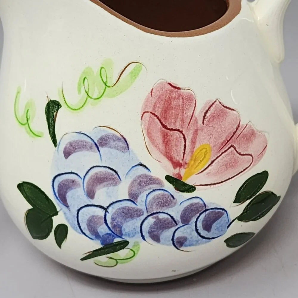 Vintage Stangl‎ Handcrafted Earthenware Creamer & Salt Pepper Shakers Set